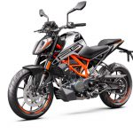 KTM 125 DUKE – front left grey